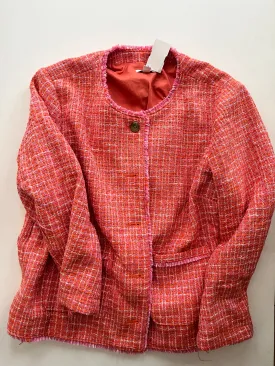 Blazer By J Jill In Orangepink, Size: L