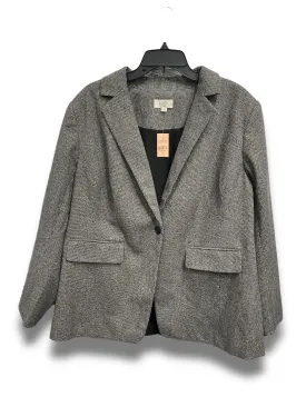 Blazer By Loft In Grey, Size: 1x