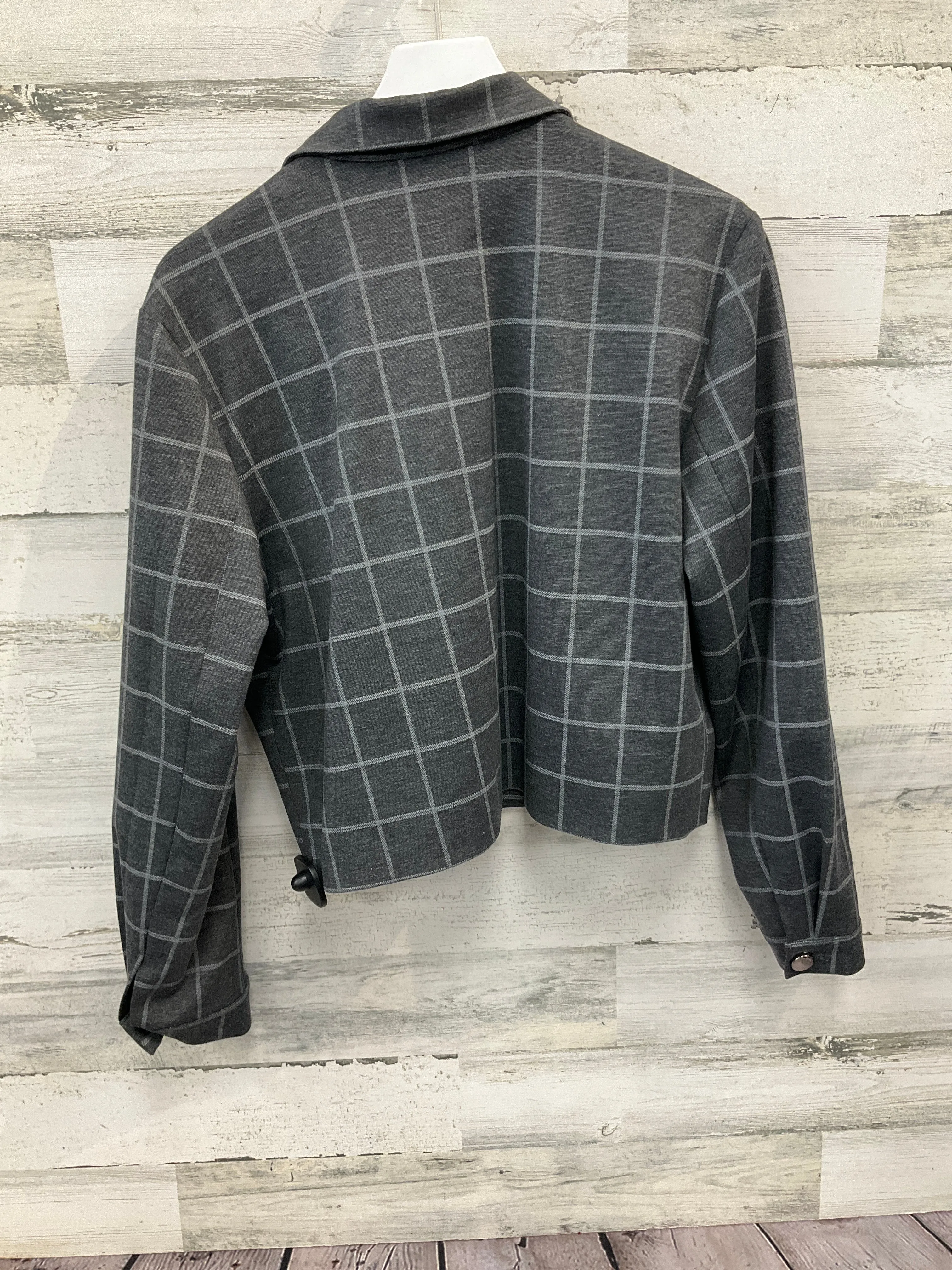 Blazer By Nicole By Nicole Miller In Grey, Size: L