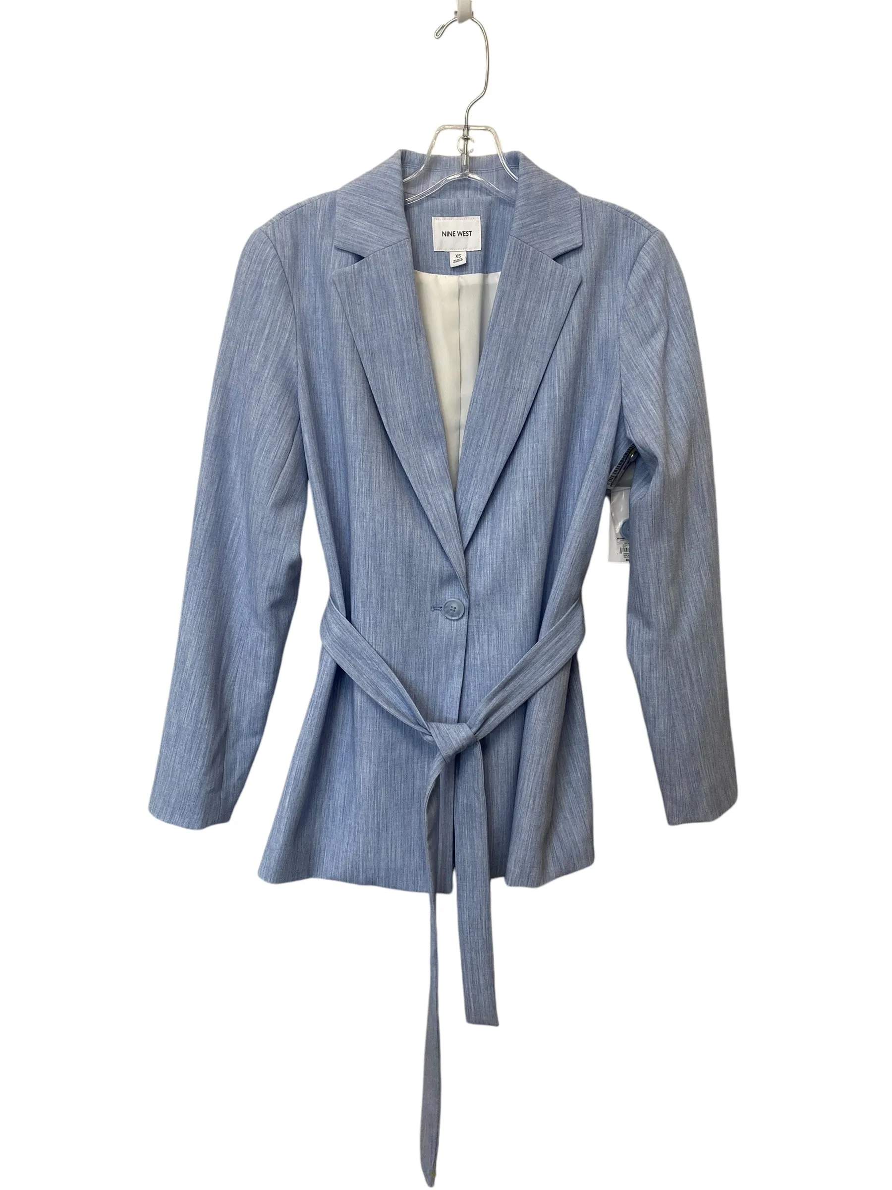 Blazer By Nine West In Blue, Size: Xs