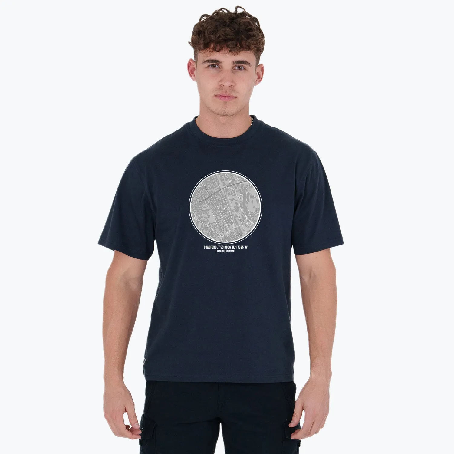 Bradford City Location T-Shirt Navy