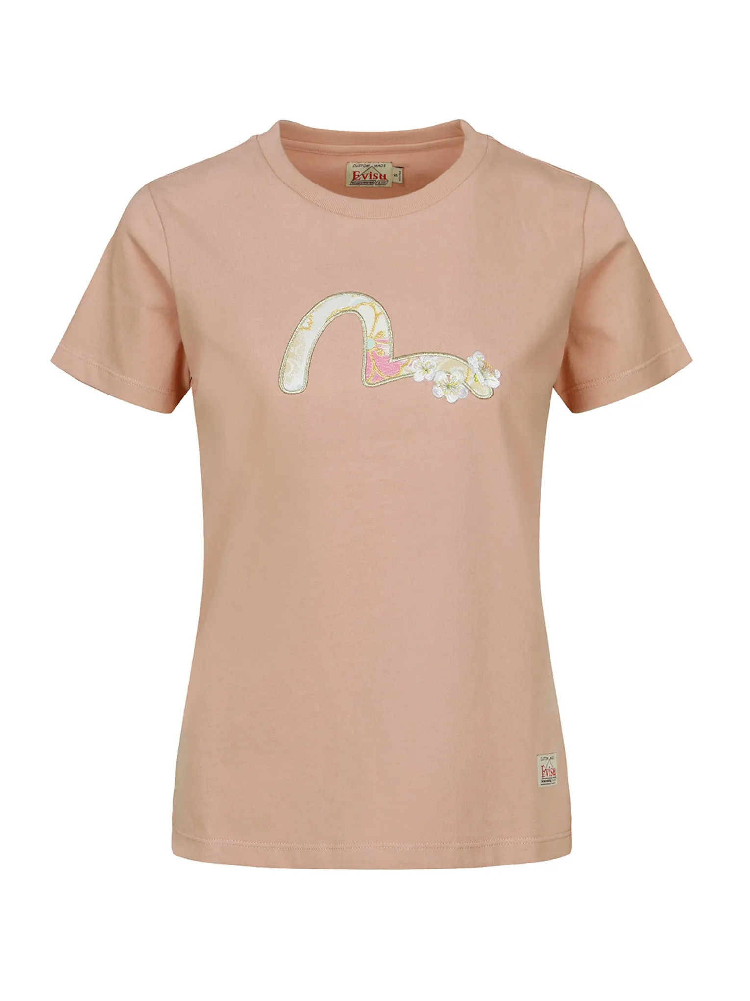 Brocade Seagull Appliqué T-shirt