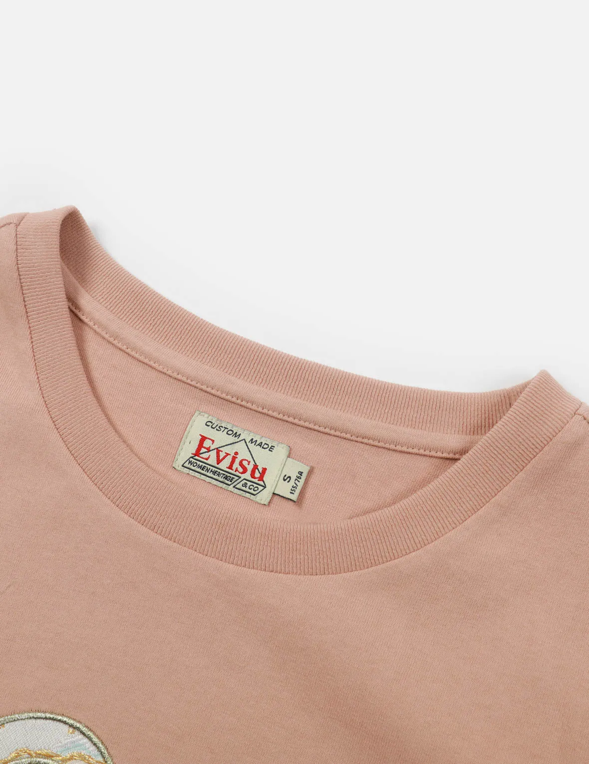 Brocade Seagull Appliqué T-shirt