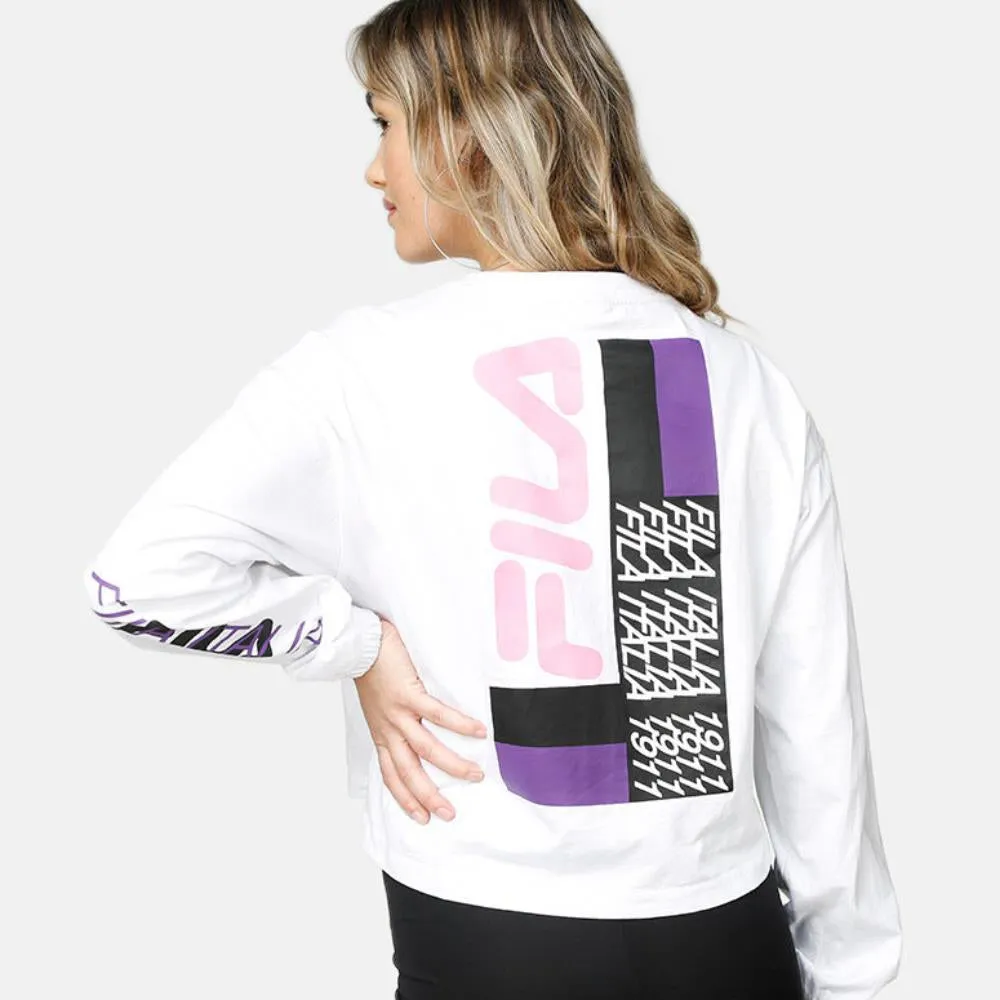 CALANDRA CROPPED LONG SLEEVE SHIRT