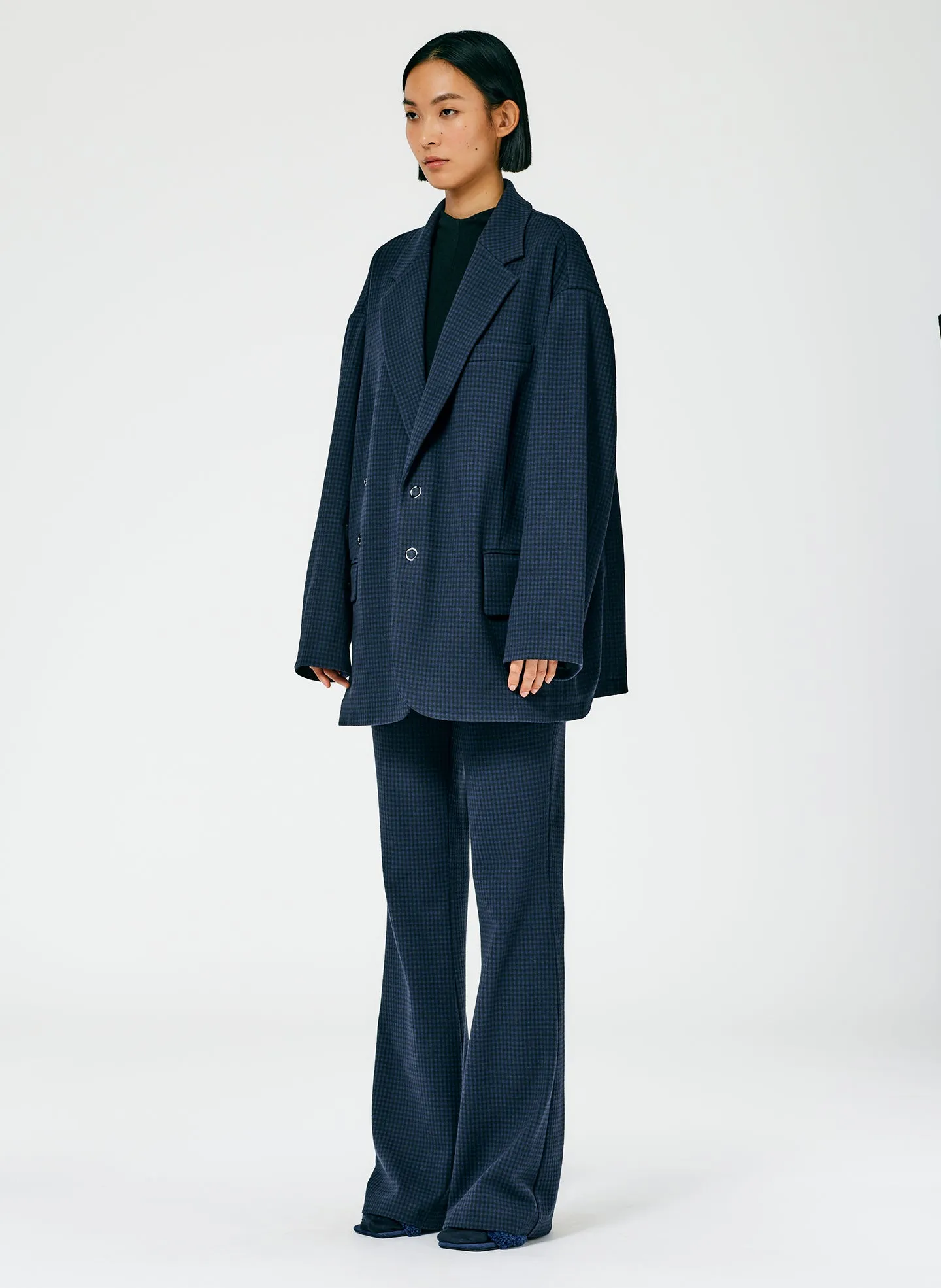 Camille Check Liam Snap Blazer