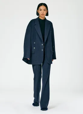 Camille Check Liam Snap Blazer