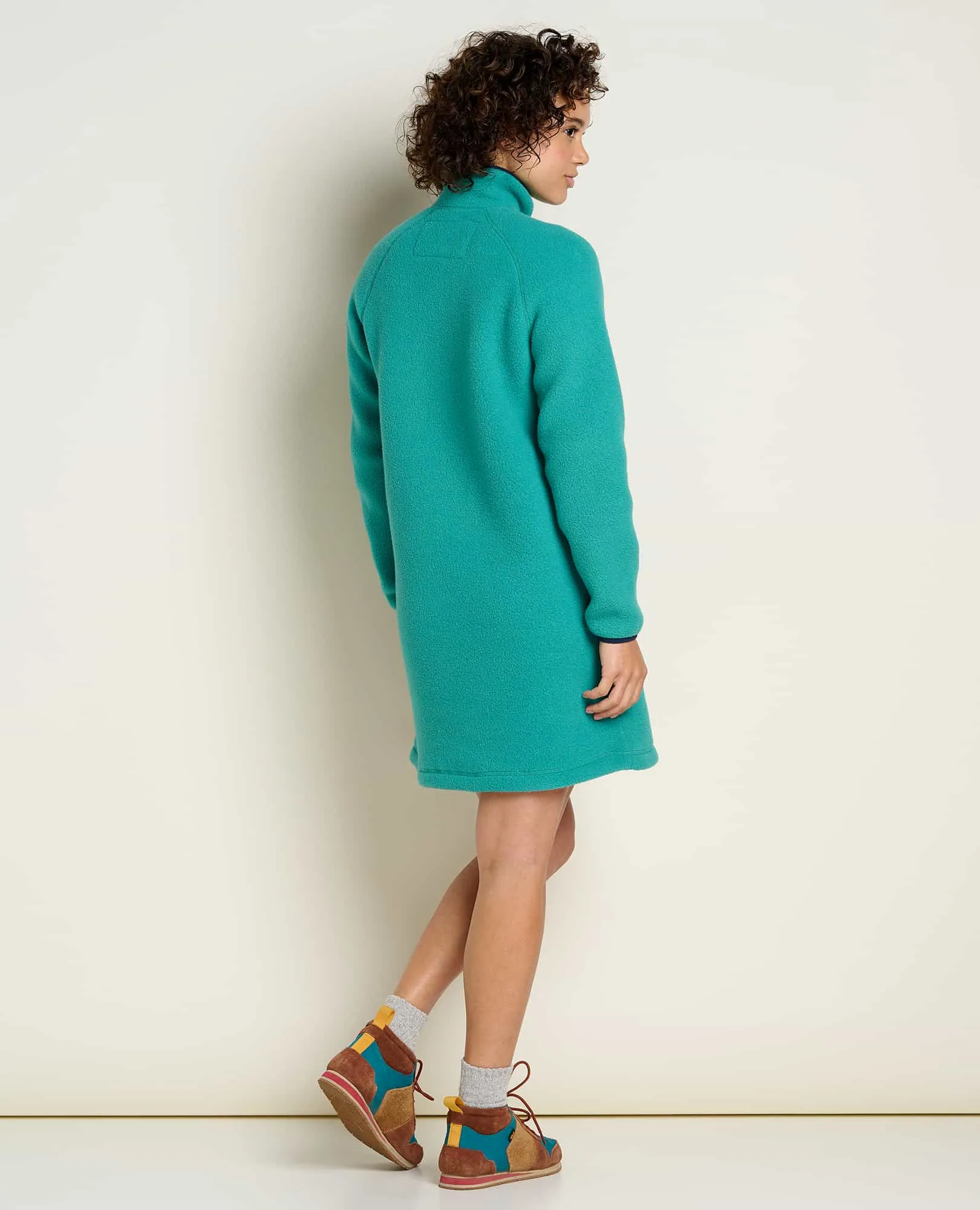 Campo Fleece 1/4 Snap Dress