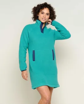 Campo Fleece 1/4 Snap Dress