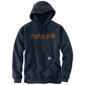 Carhartt Men's Loose Fit Midweight Logo Graphic Hoodie