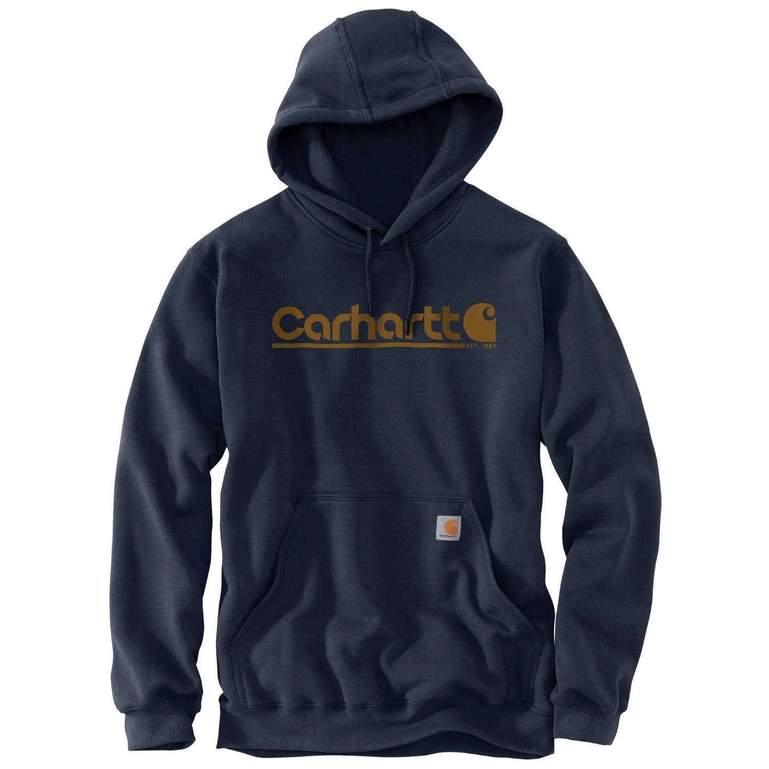 Carhartt Men's Loose Fit Midweight Logo Graphic Hoodie