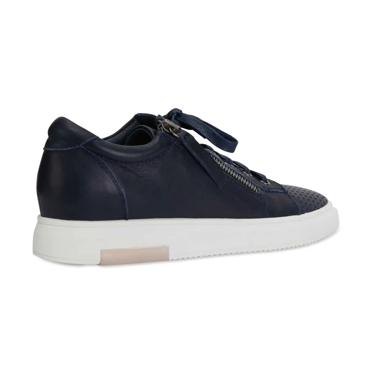 Carson Sneaker in Navy Leather