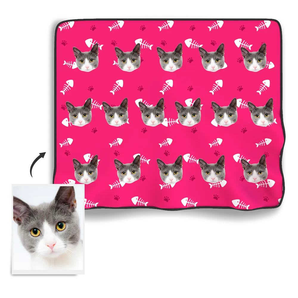 Cat Photo Blanket
