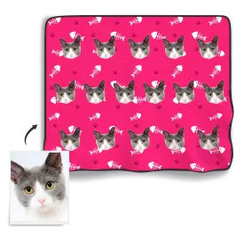 Cat Photo Blanket