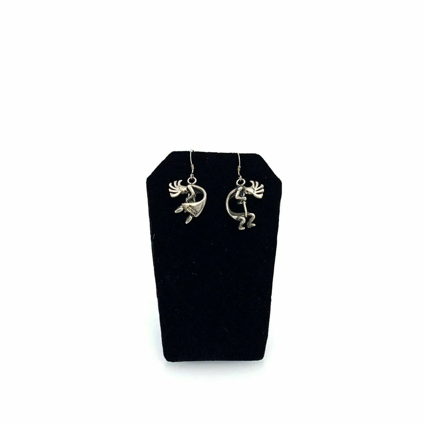 Charming Kokopelli Sterling Silver Southwest Pendant Necklace & Earrings