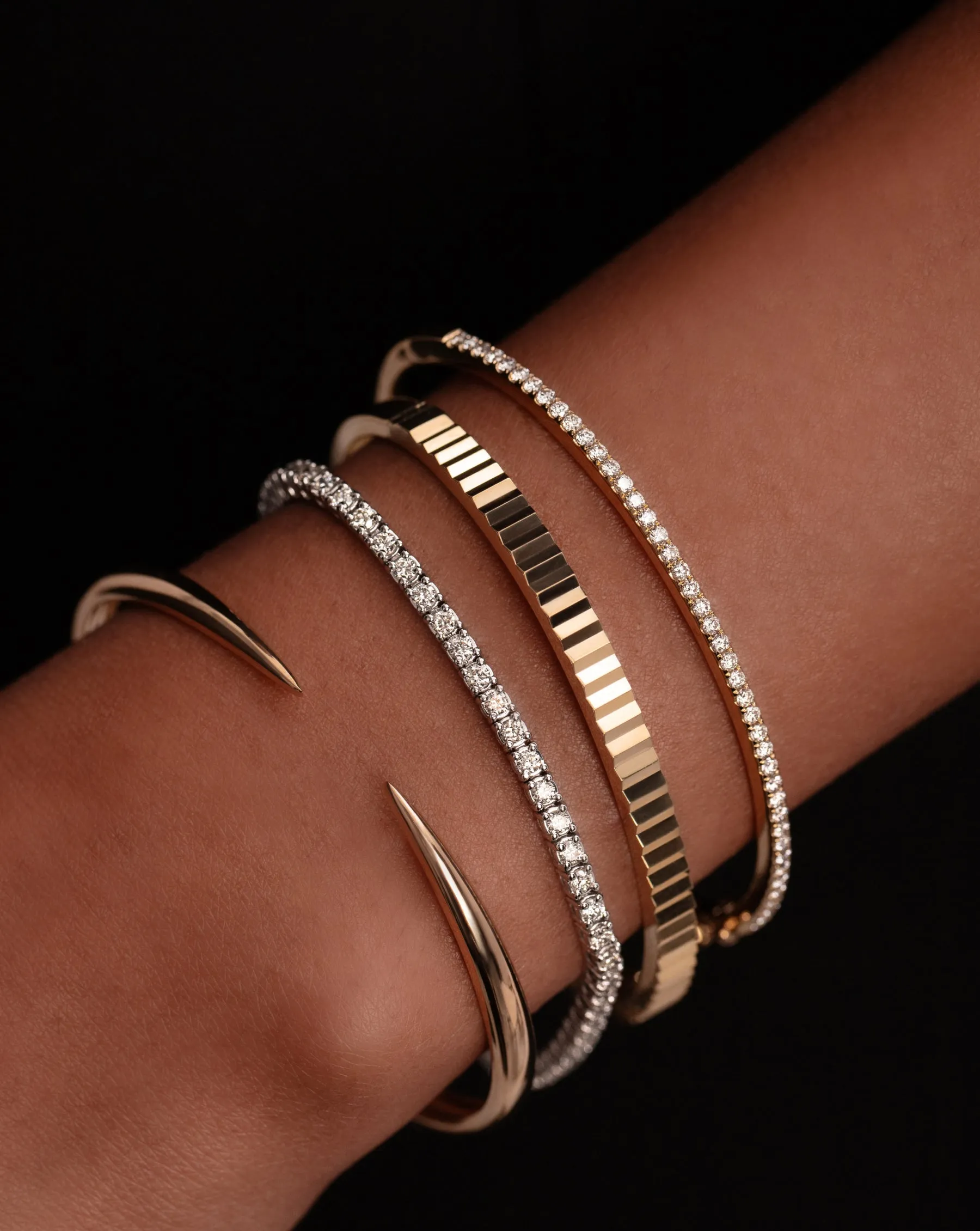 Classic Diamond Bangle