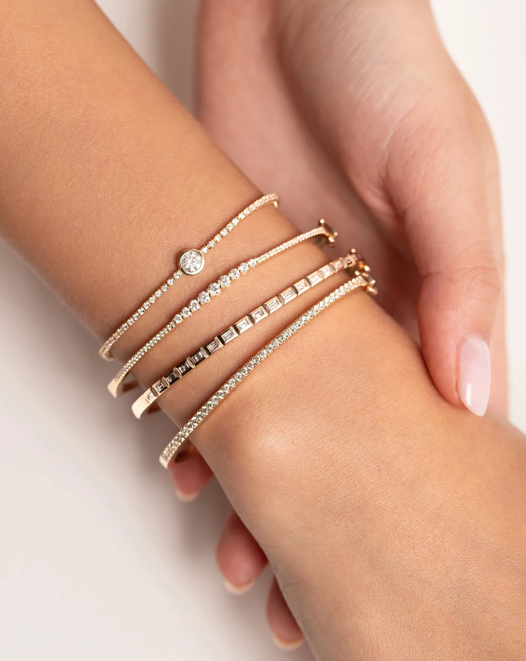 Classic Diamond Bangle
