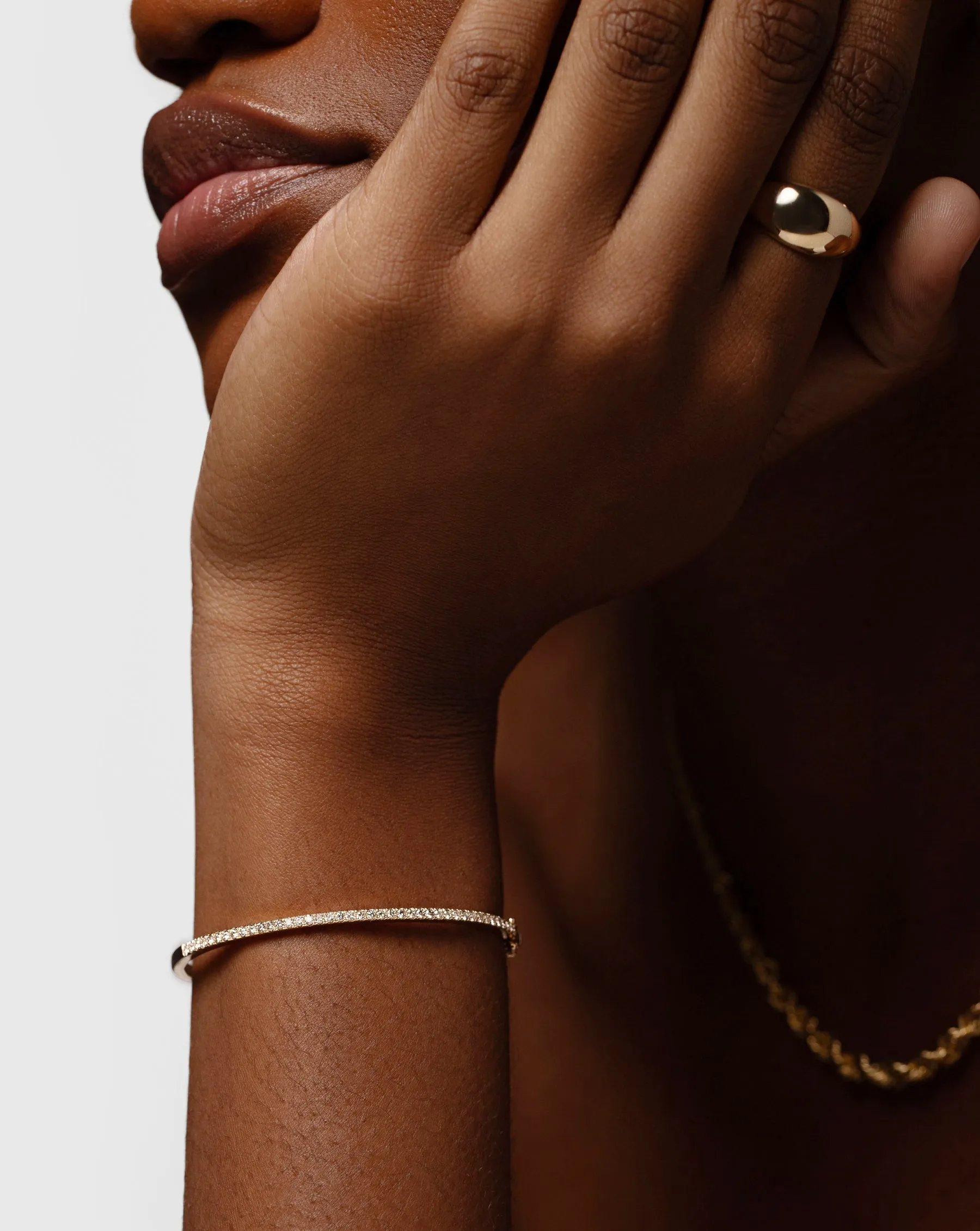 Classic Diamond Bangle