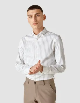 Classic Shirt Limestone Stripes Slim