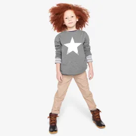 Clearance cutout star sweatshirt