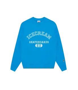 COLLEGIATE CREWNECK - BLUE
