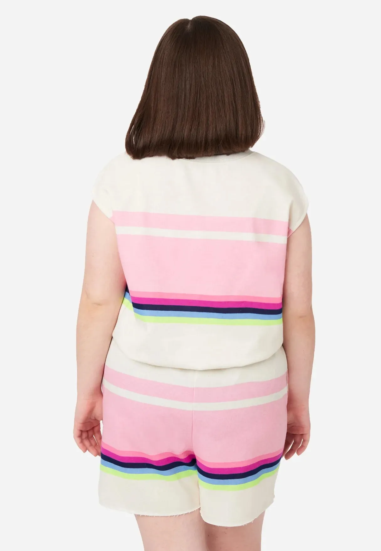 Cropped Short Sleeve Sweatshirt