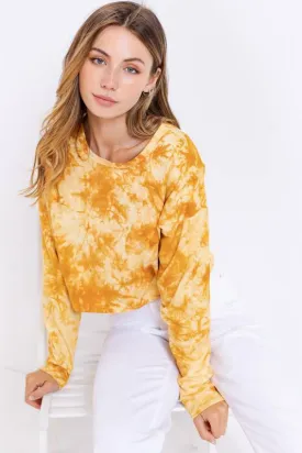 Cropped Tie Dye Top