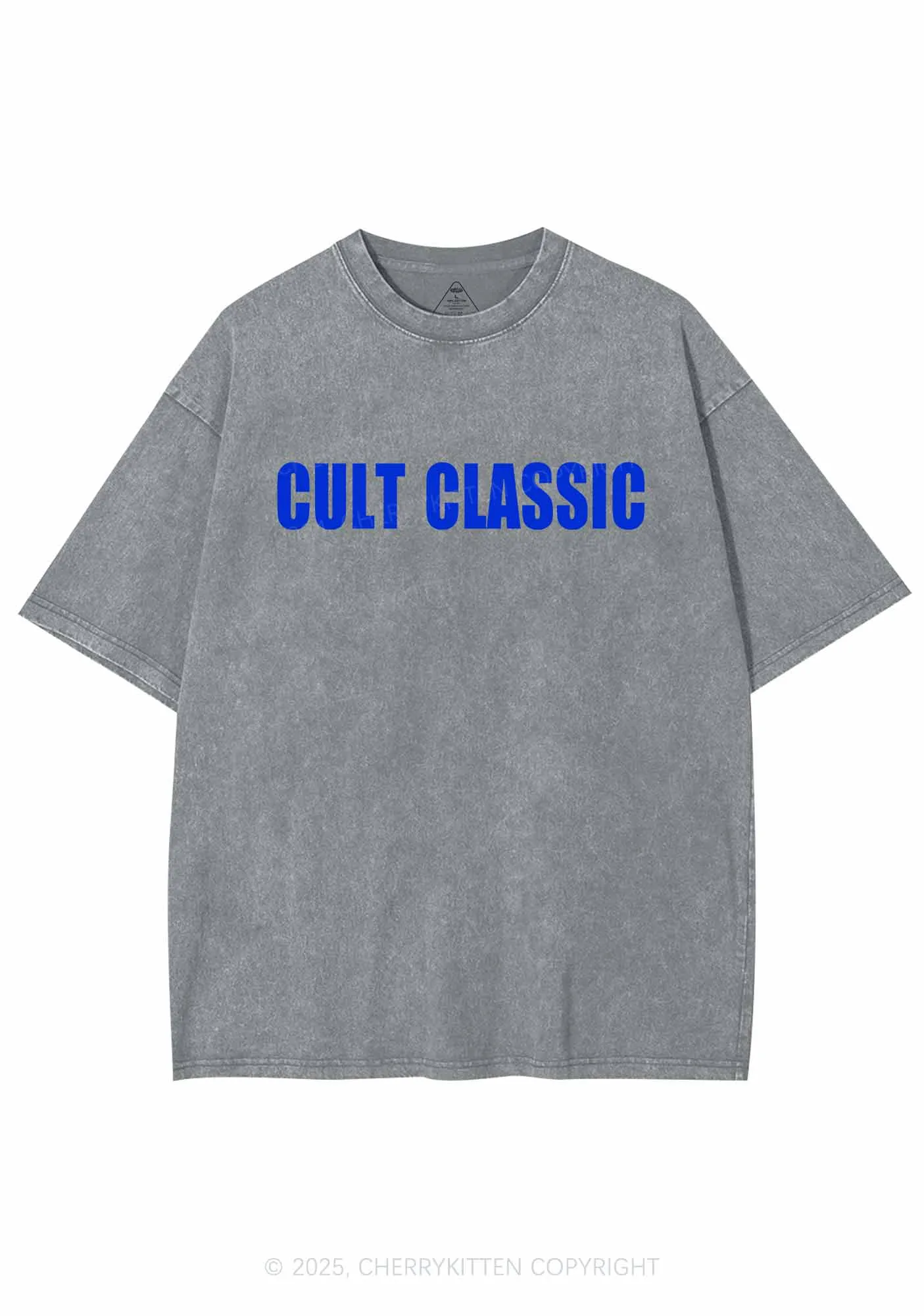 Cult Classic Y2K Shirts Washed Tee Cherrykitten