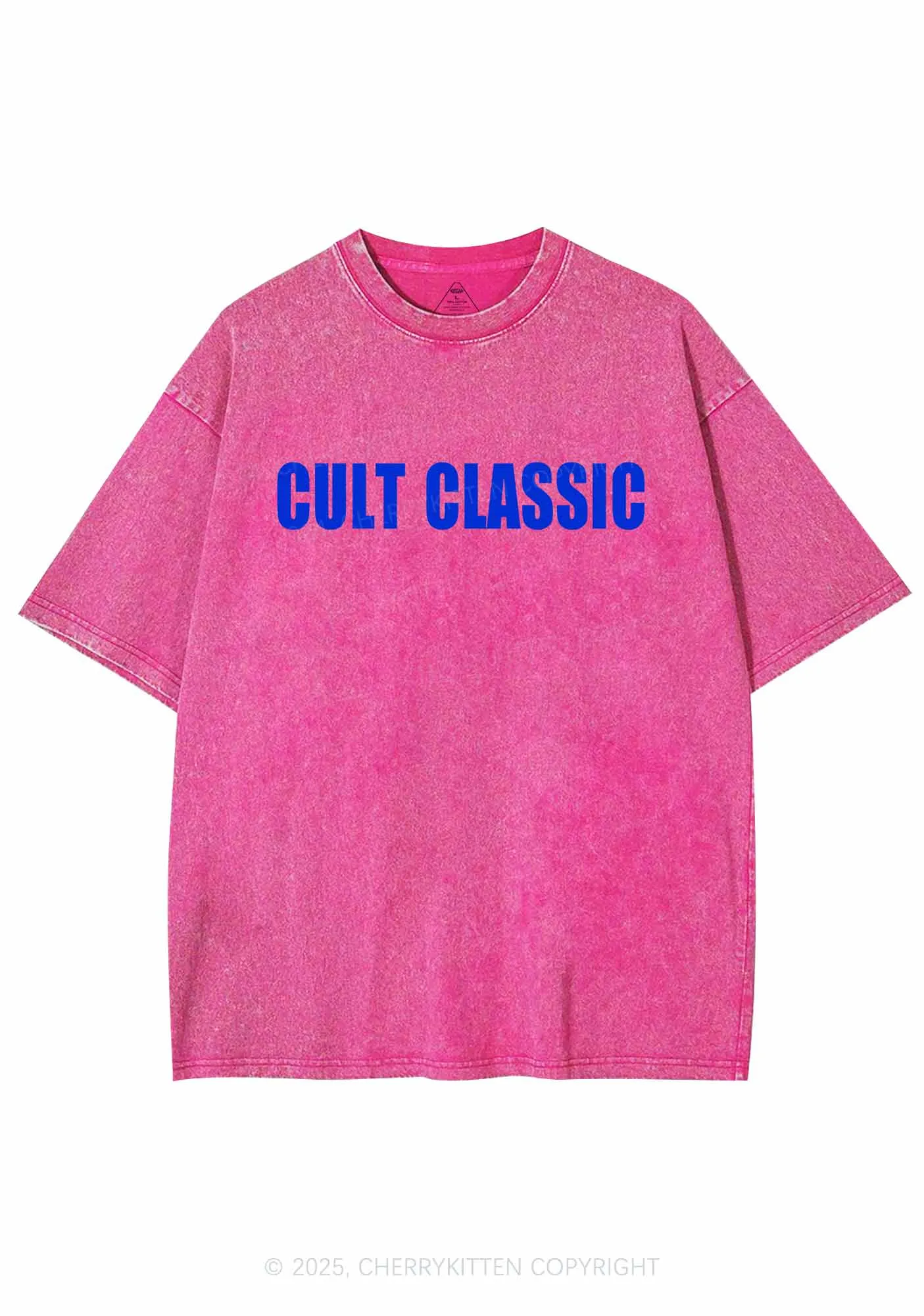 Cult Classic Y2K Shirts Washed Tee Cherrykitten