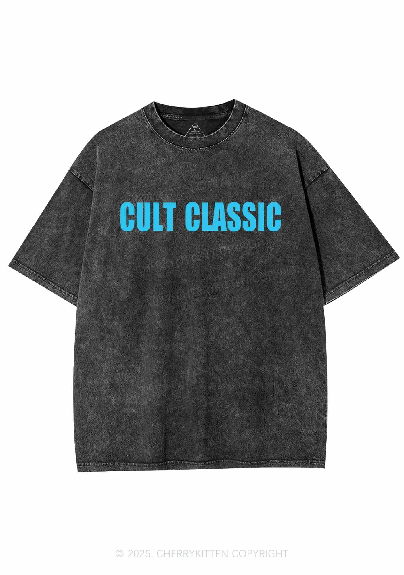 Cult Classic Y2K Shirts Washed Tee Cherrykitten