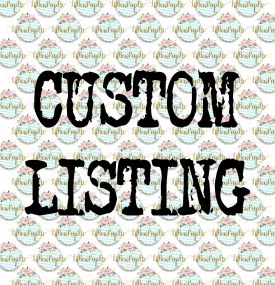 Custom Texas Tee Listing For Melissa
