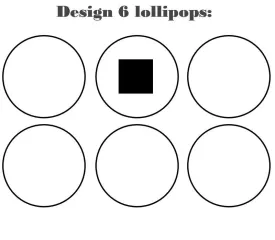 Customize your own 2D ball style edible image lollipop