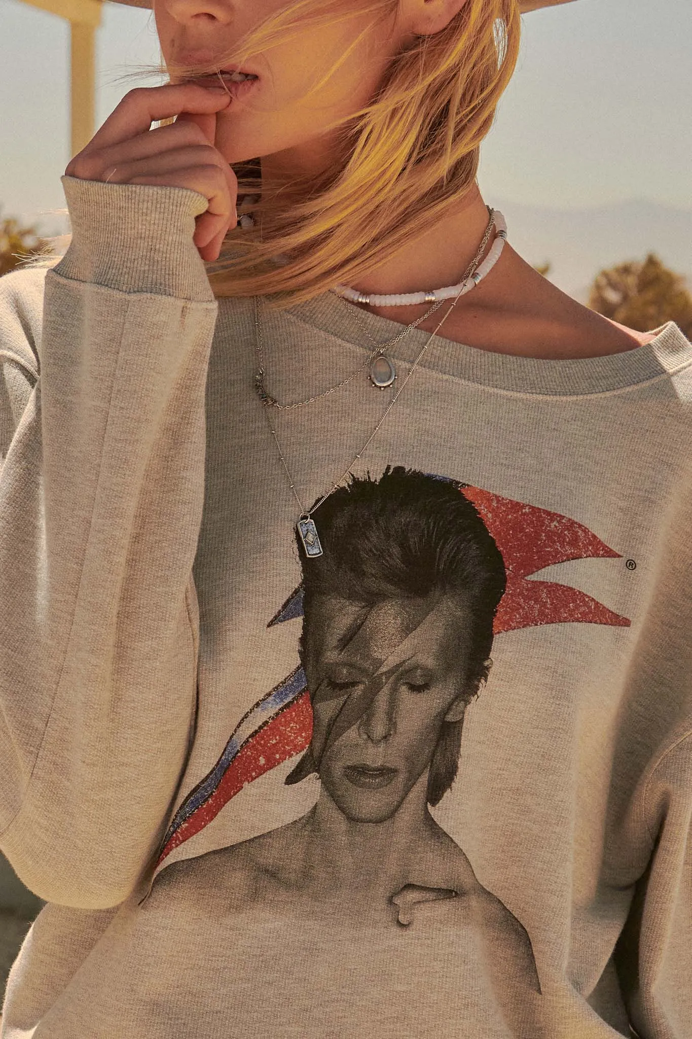 David Bowie Aladdin Sane Graphic Sweatshirt