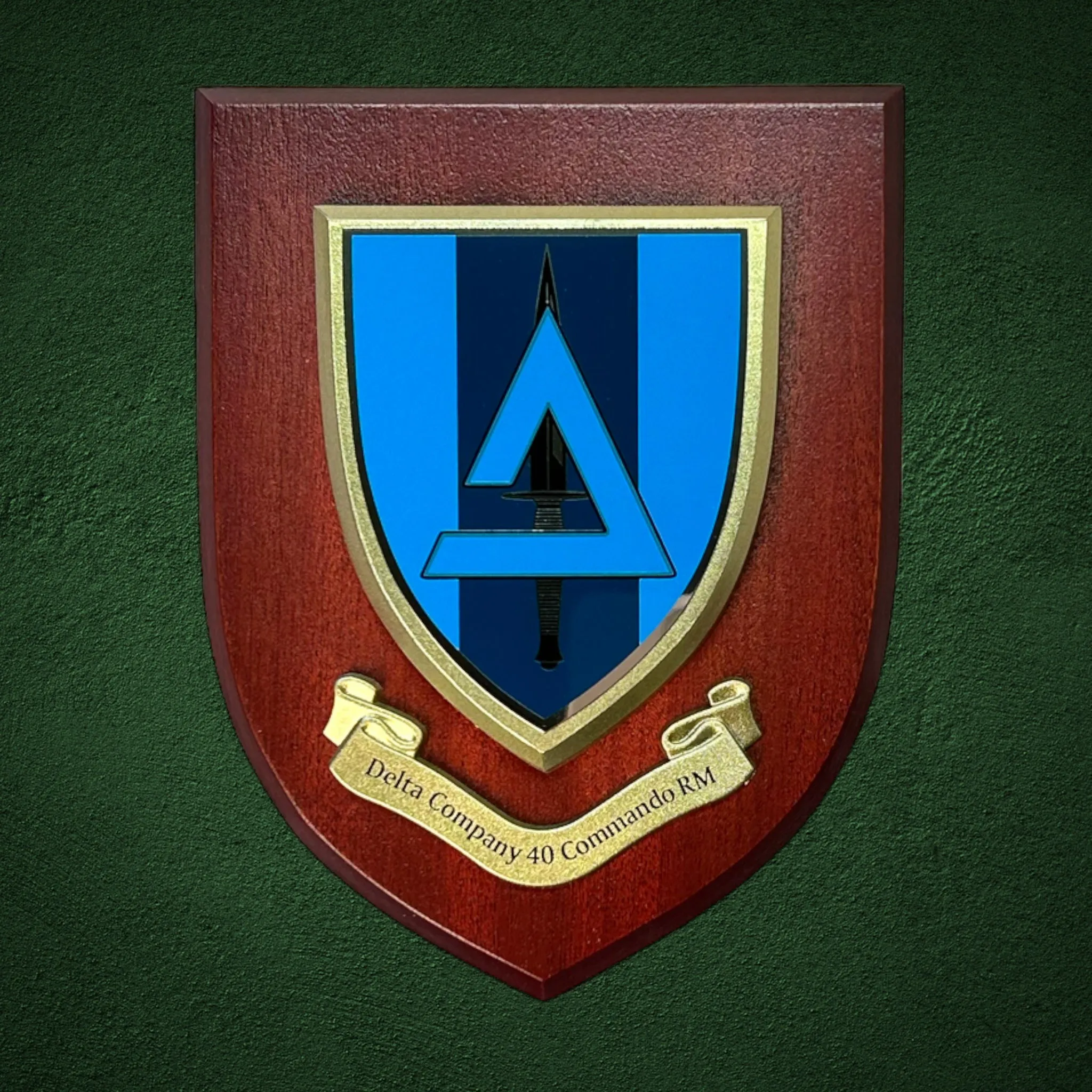 Delta Company 40 Commando Plaque