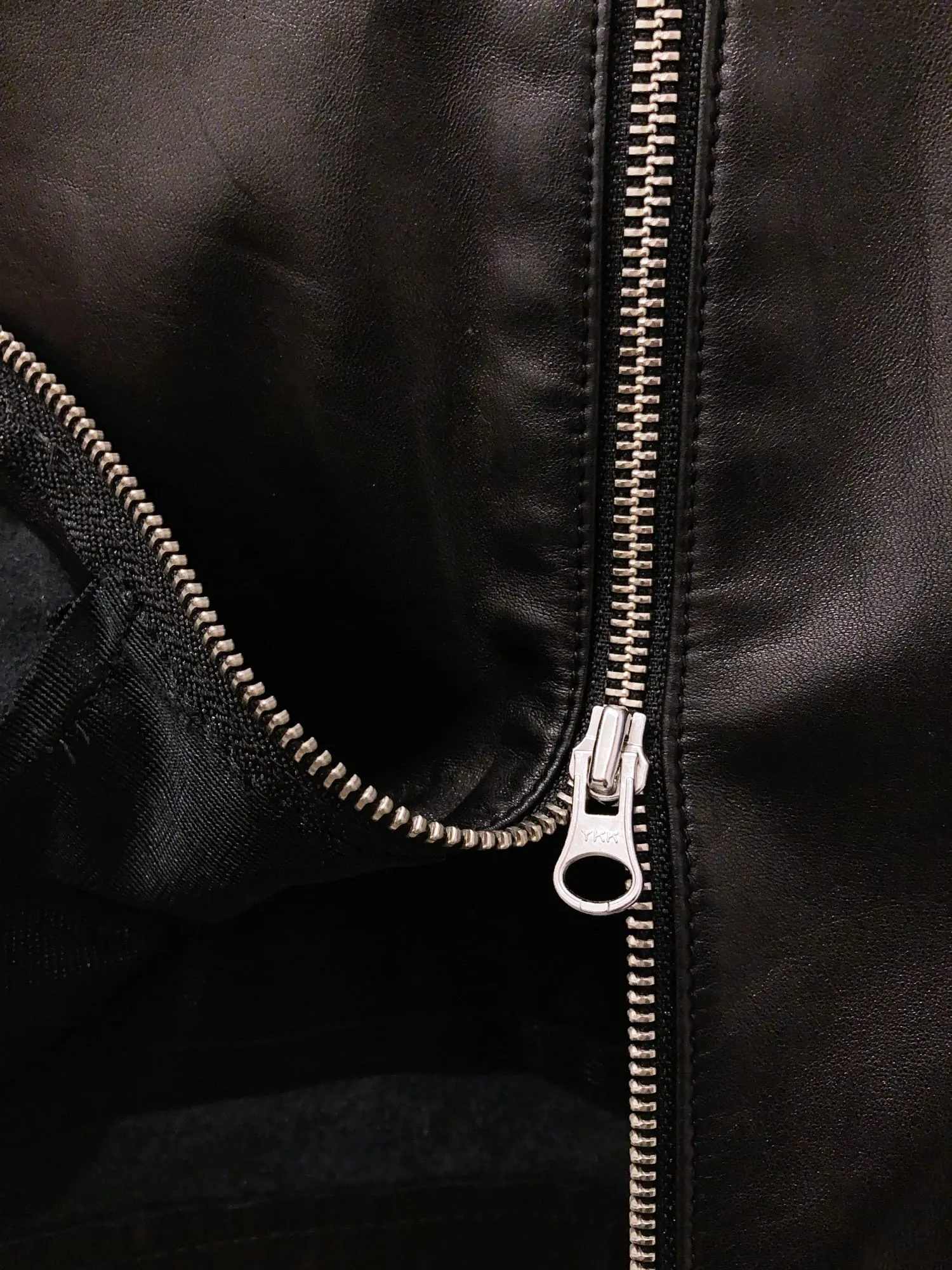 Dirk Bikkembergs 1990s 2000s black leather micro miniskirt - size 46