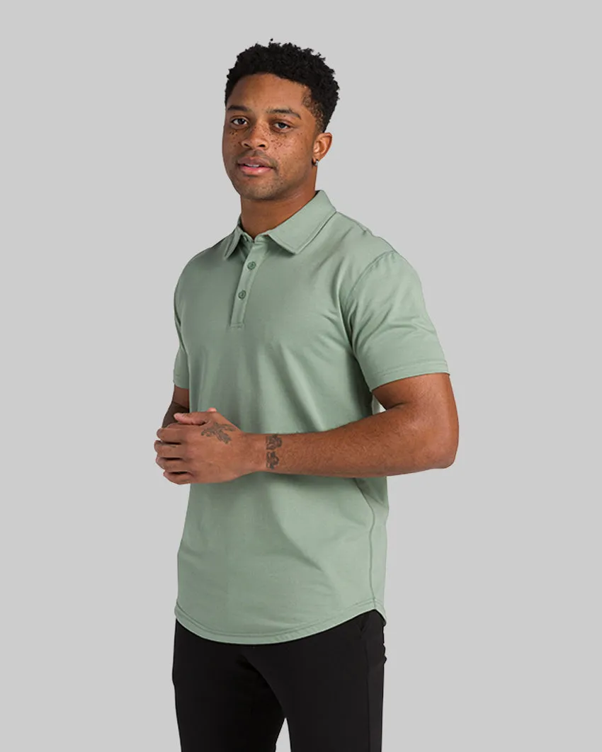 Drop-Cut Polo: BYLT Signature <!-- Size S -->