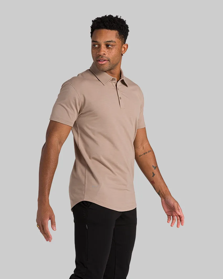 Drop-Cut Polo: BYLT Signature <!-- Size S -->