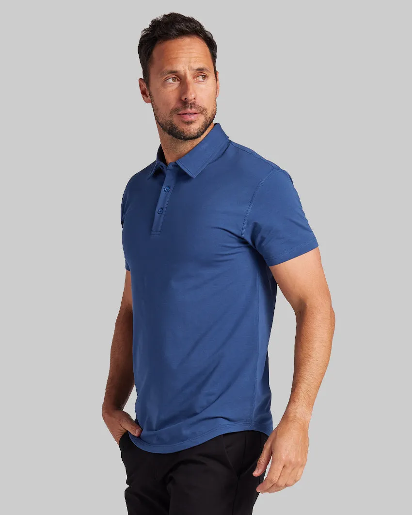 Drop-Cut Polo: BYLT Signature <!-- Size S -->