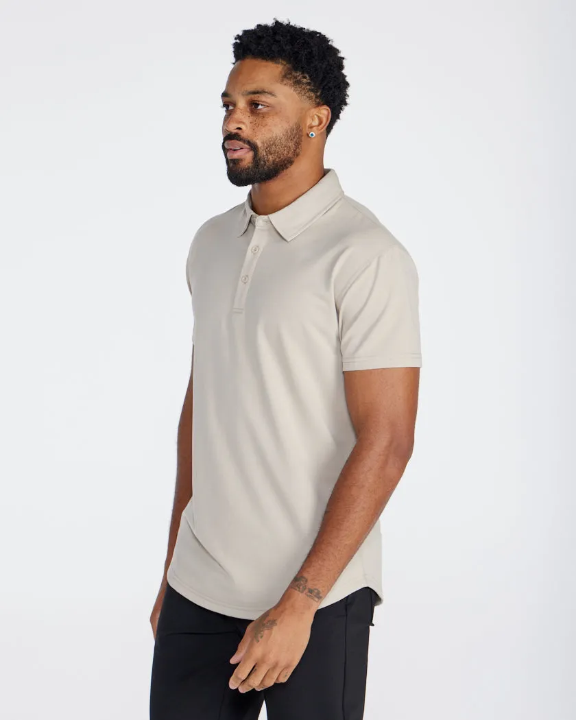 Drop-Cut Polo: BYLT Signature <!-- Size S -->