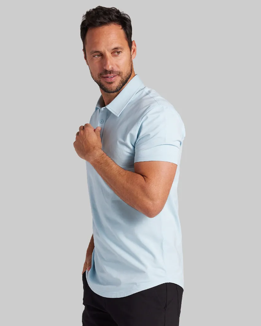Drop-Cut Polo: BYLT Signature <!-- Size S -->