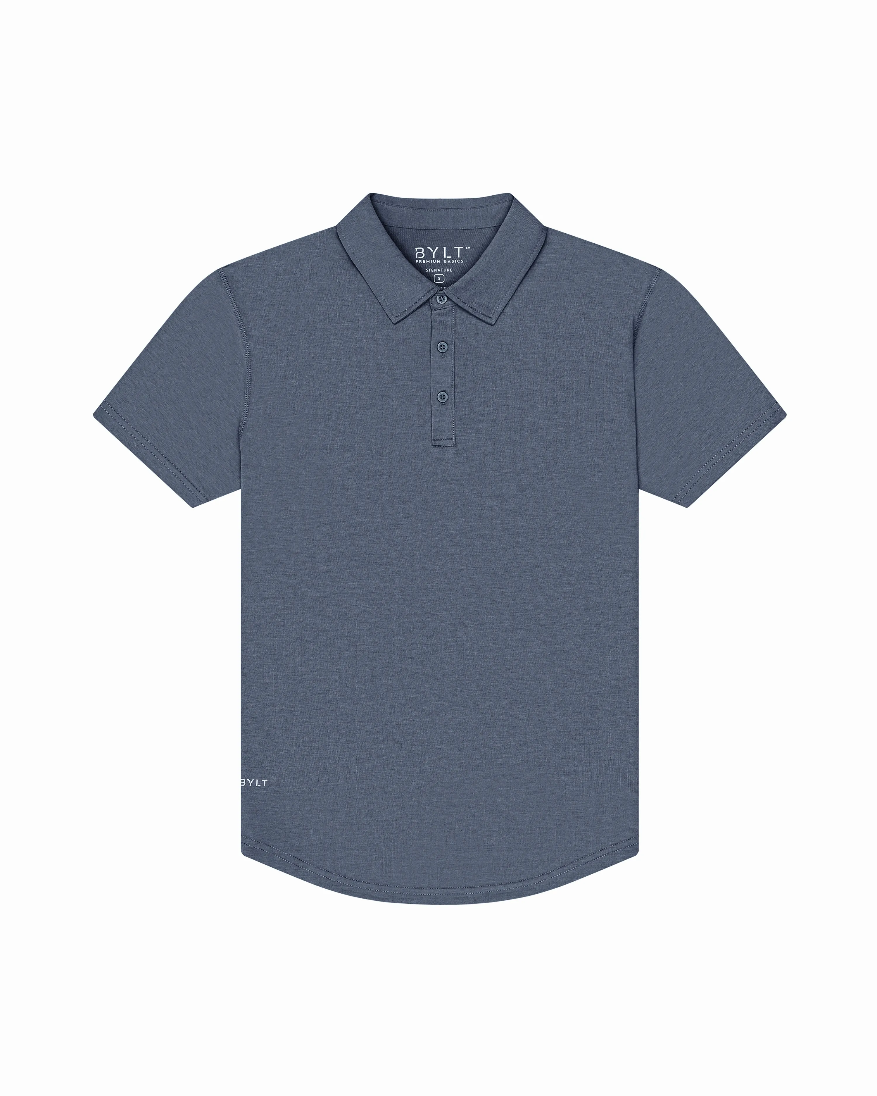 Drop-Cut Polo: BYLT Signature <!-- Size S -->