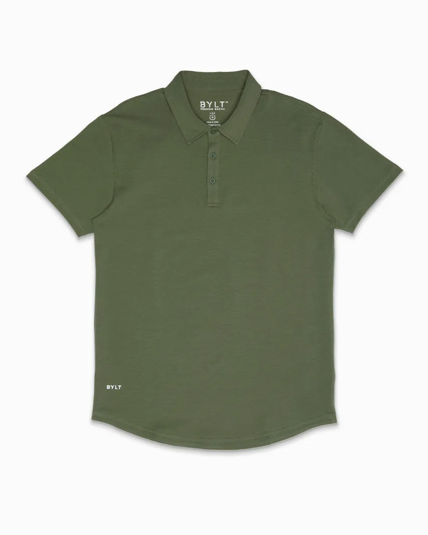 Drop-Cut Polo: BYLT Signature <!-- Size S -->