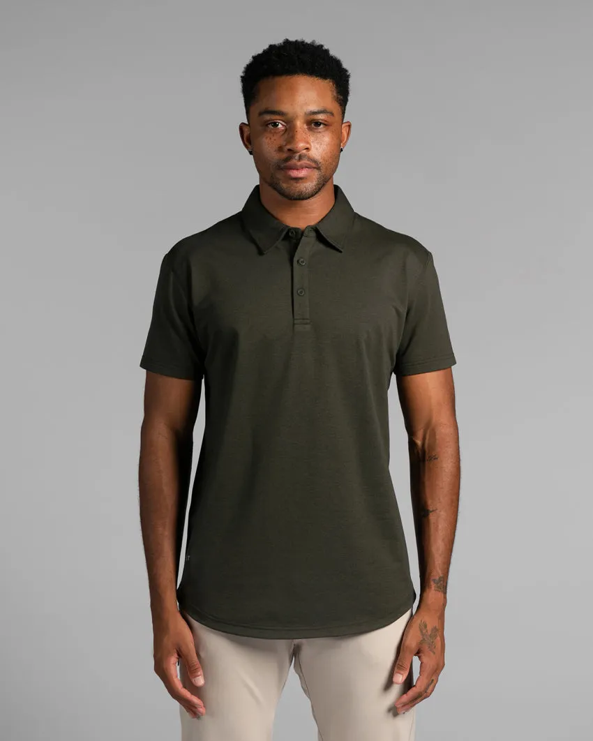 Drop-Cut Polo: BYLT Signature <!-- Size S -->