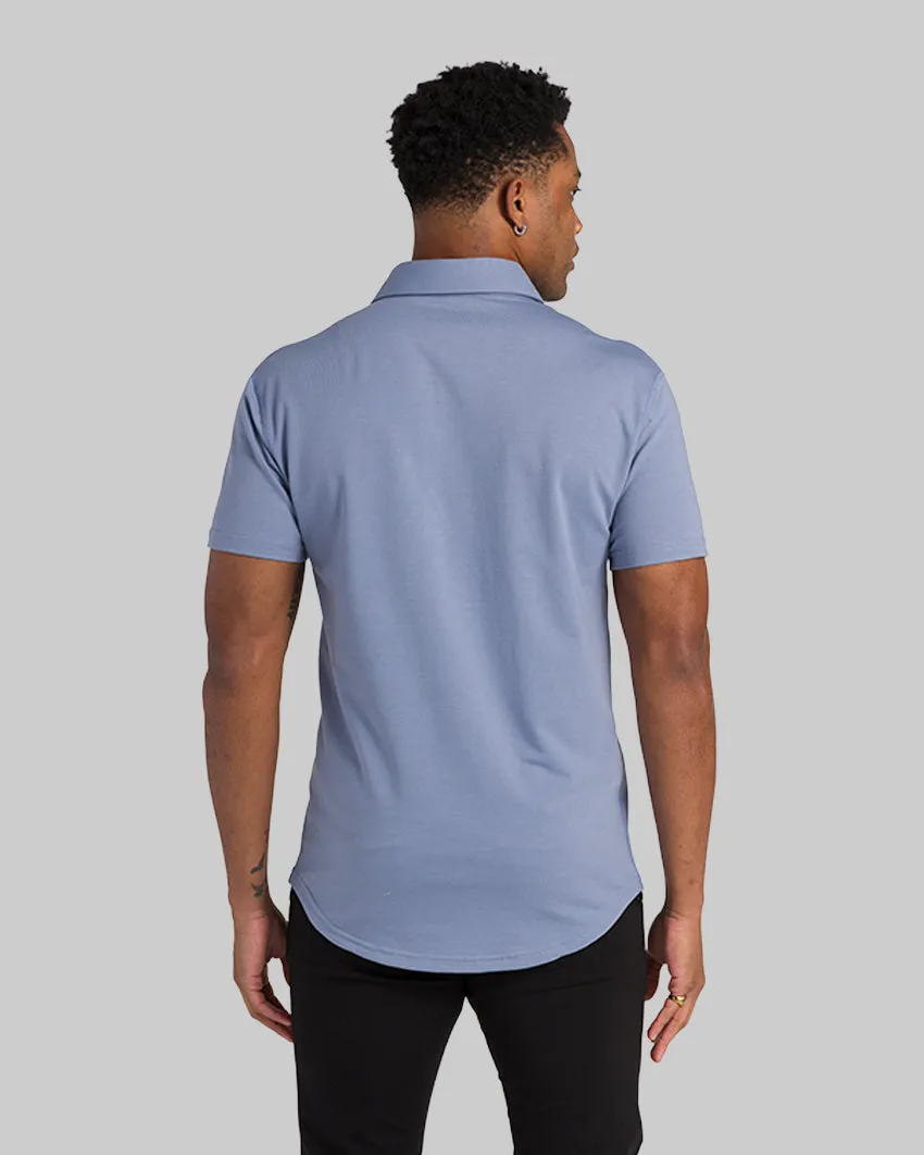 Drop-Cut Polo: BYLT Signature <!-- Size S -->
