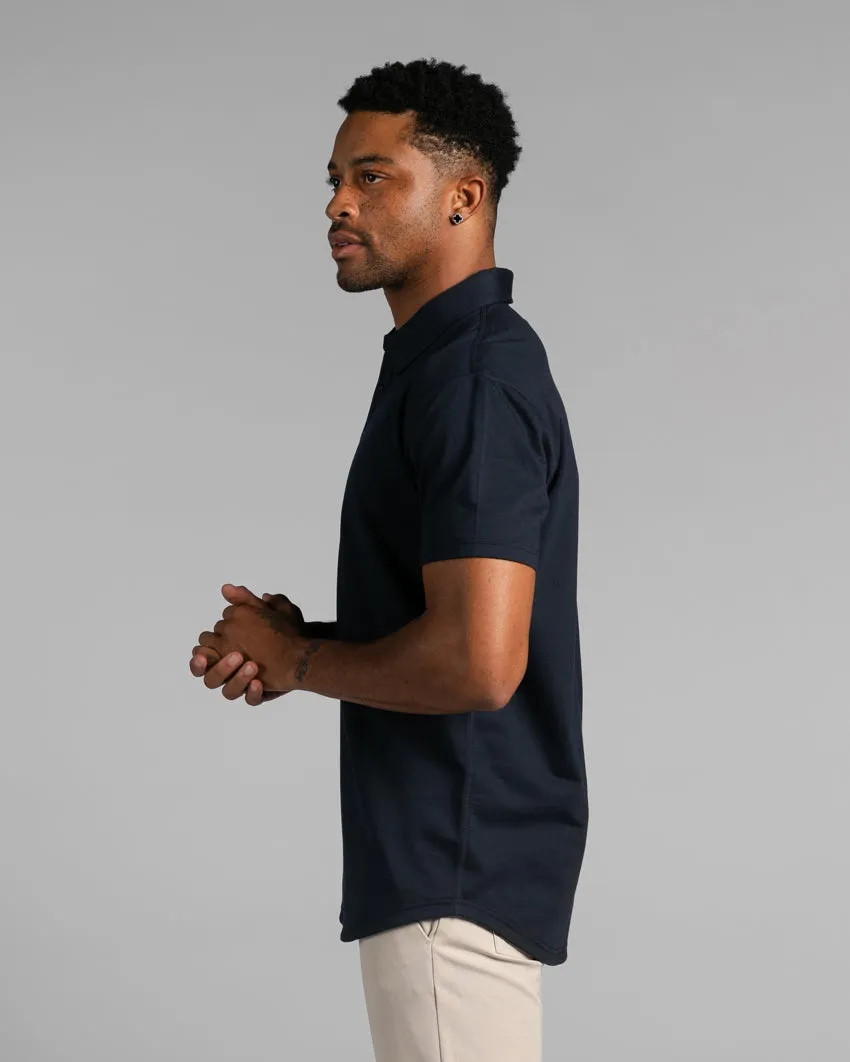 Drop-Cut Polo: BYLT Signature <!-- Size S -->