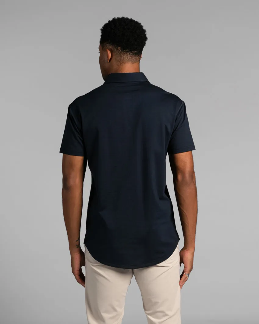 Drop-Cut Polo: BYLT Signature <!-- Size S -->