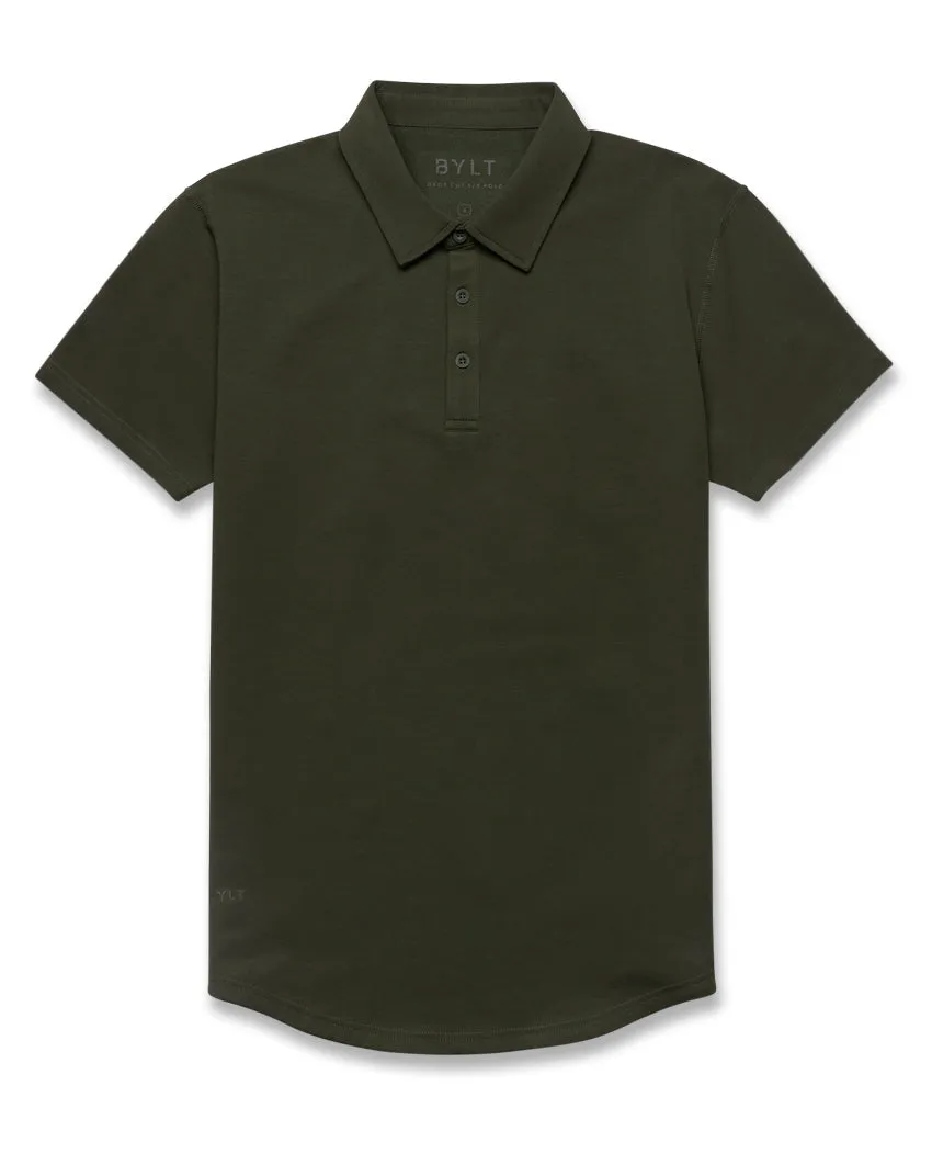 Drop-Cut Polo: BYLT Signature <!-- Size S -->