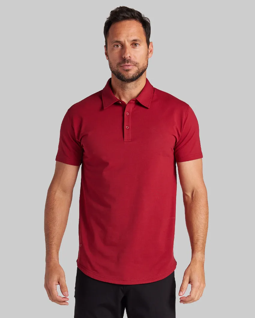 Drop-Cut Polo: BYLT Signature <!-- Size S -->