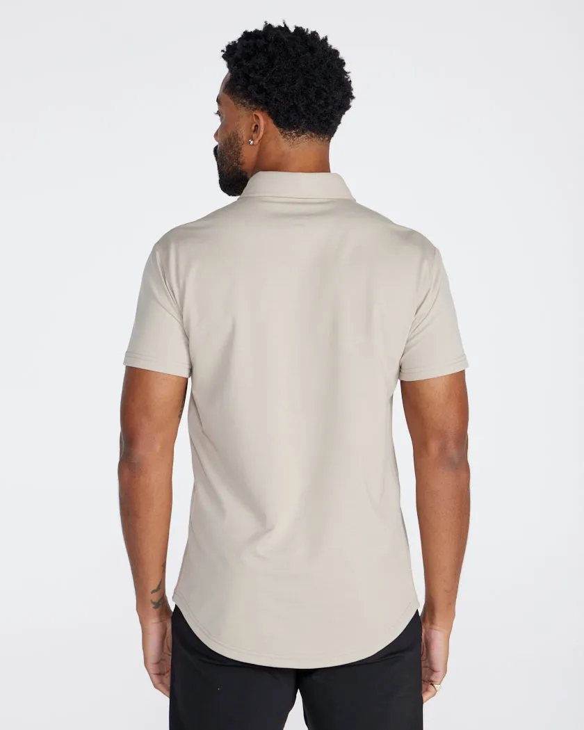 Drop-Cut Polo: BYLT Signature <!-- Size S -->
