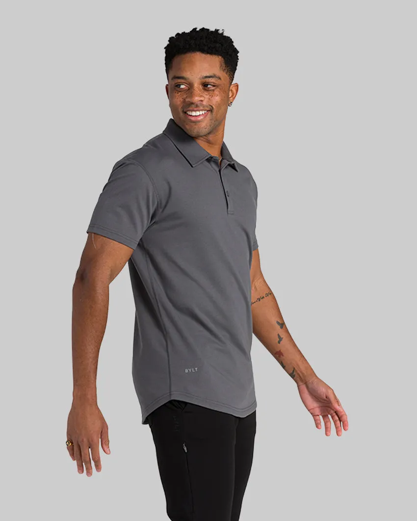 Drop-Cut Polo: BYLT Signature <!-- Size S -->