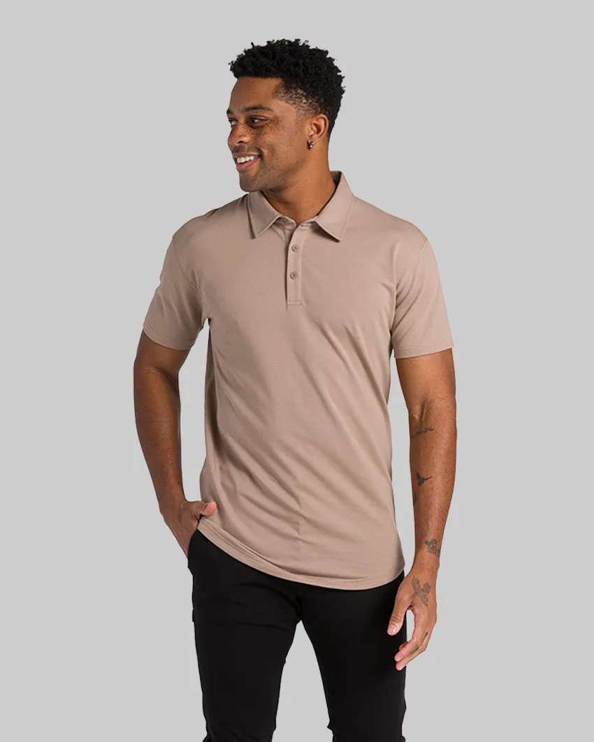 Drop-Cut Polo: BYLT Signature <!-- Size S -->